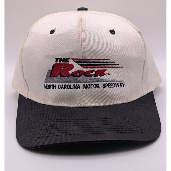 VTG The Rock North Carolina Motor Speedway Rockingham Snapback Cap Hat NASCAR - Picture 2 of 5